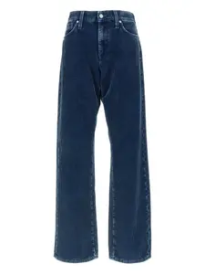 Брюки из хлопкового вельвета 7 For All Mankind, синий