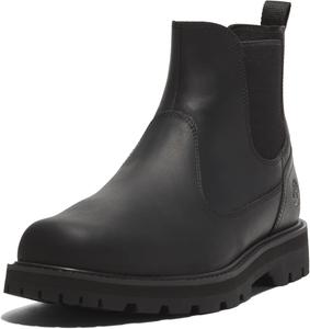 Timberland mens Britton Road, Black Full Grain