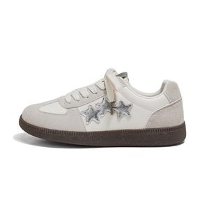 Feiyue Низкие, износостойкие, противоскользящие, женские, кроссовки для скейтбординга, бежевые, серые, серебристые