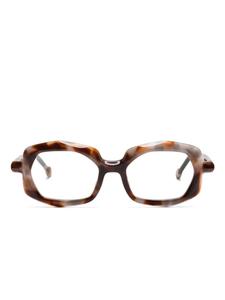 L.A. EYEWORKS очки Russet, коричневый