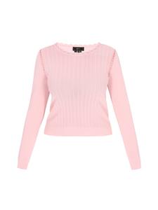 Женский свитер розового цвета faina