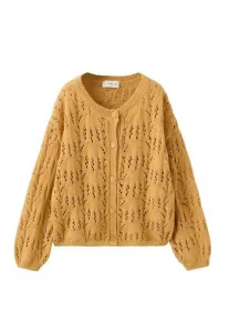 Детский кардиган Mango Kids, Yellow