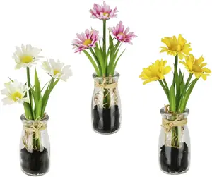 И.ГЕ.А. Искусственный цветок "Ромашки" I.GE.A. 9х21х9 см, белый