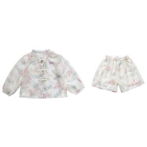 Детские комплекты из двух предметов: юбка и топ с круглым вырезом, умеренно короткие PROTECTCAMEL, image color