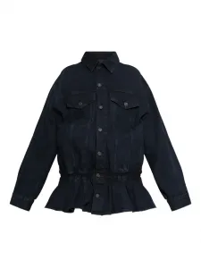 Жакет с баской Rubik Agolde, синий