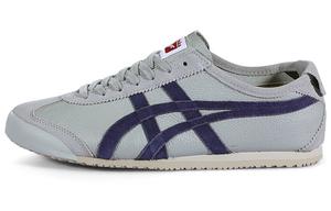 Кроссовки для скейтбординга MEXICO 66, унисекс, низкие, серые/синие Onitsuka Tiger