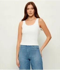 Топ slim fit Patrizia Pepe, белый