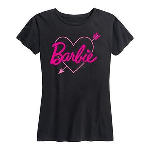 Футболка с принтом в виде стрелы и сердца Barbie, Black