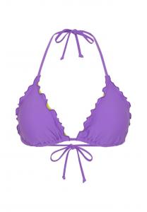 Треугольный верх бикини с оборками Chiemsee, цвет 18-3533 dewbery