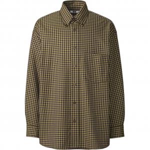 UNIQLO Рубашка U Collection мужская earth yellow