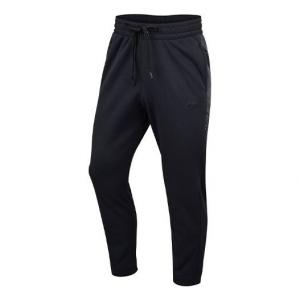 Брюки lacing side splicing design sports long pants black Nike, черный