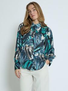 Рубашка цвета нефритовый зеленый minus