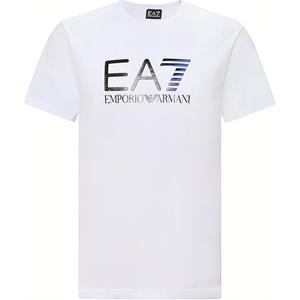 Футболка мужская белая EA7 SS22 EMPORIO ARMANI