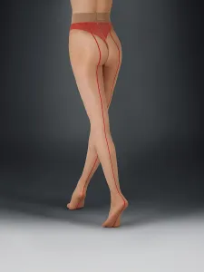 Колготки со швом сзади Bluebella, красный