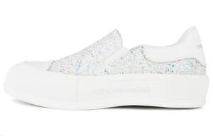 Alexander McQueen Кроссовки для скейтбординга Deck Low Top женские белые