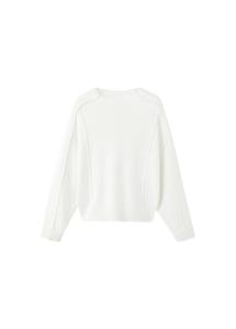 MANGO TEEN Свитер в белом цвете