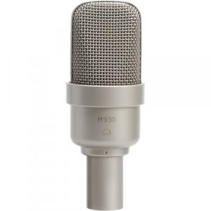 Кардиоидный конденсаторный микрофон Microtech Gefell M 930 с большой диафрагмой и амортизатором EA 93 (сатинированный никель)