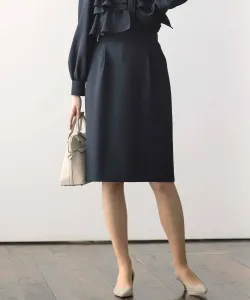 Удобная юбка-кокон с драпировкой Suite, цвет Navy [075]