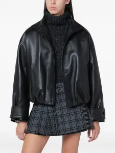 Кожаный бомбер Durazzi Milano, черный