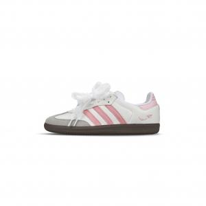 Adidas Originals Низкие кроссовки для скейтбординга SAMBA OG, устойчивые к истиранию, унисекс, бежево-розовые