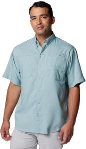 Мужская рубашка Columbia Tamiami II с коротким рукавом, Crushed Blue