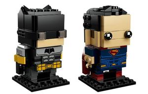 Конструктор BrickHeadz, Batman и Superman, 209 деталей, 41610 LEGO