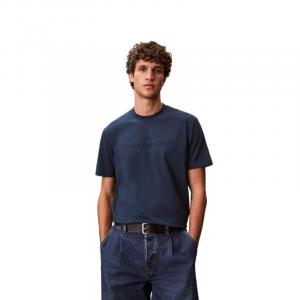 Футболка SS25 мужская Calvin Klein, pq6-серый синий