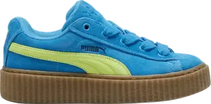 Кроссовки Fenty x Creeper Phatty Big Kid 'Speed Blue Lime', синий