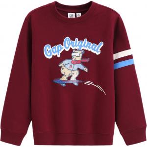 Детский свитшот GAP, темно-красный