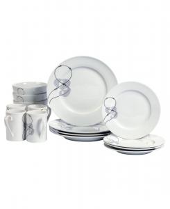 Набор посуды Jacqueline из 16 предметов, на 4 персоны Tabletops Unlimited, Multi Clr