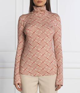 Водолазка женская Beatrice B облегающего кроя с геометрическим принтом, розовый