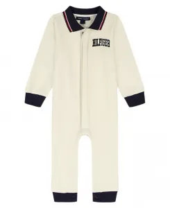 Детский комбинезон для мальчиков с велюровым воротником-поло Tommy Hilfiger