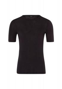 Шерстяная шелковая футболка HANRO, цвет Anthracite Herren
