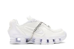 Кроссовки Nike Comme des Garçons x Wmns Shox TL 'White', белый