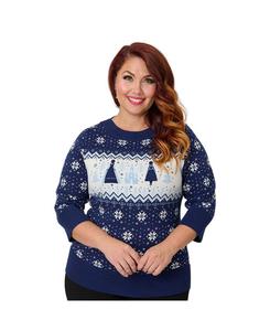 Женский свитер Minou Unique Vintage, Blue fair isle