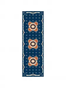 Шарф с принтом зодиаков Fortela, синий