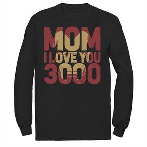 Мужская футболка Marvel Avengers Endgame Mom I Love You 3000 Iron Man Fill