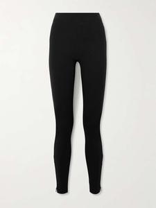 Леггинсы Spanxsupersmooth perfectfit с эластичным лифом-понте и молнией Spanx, черный