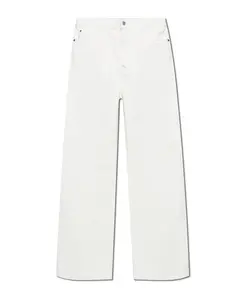 Джинсы с логотипом Lacoste, белый