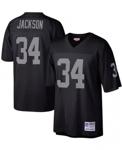 Мужская реплика джерси Bo Jackson Las Vegas Raiders в черном цвете Mitchell & Ness