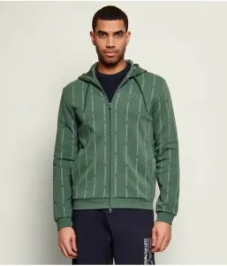 Толстовка regular fit Ea7, зеленый