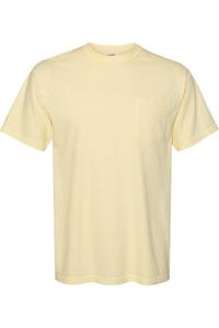 Футболка Comfort Colors Garment-Dyed Heavyweight Pocket, цвет banana