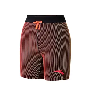 Беговые шорты для женщин ANTA, черный/красный/желтый