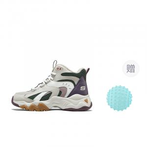 Кроссовки D'Lites 'Beige Purple White' женские Skechers, Taupe+Giveaway (Massage Ball)