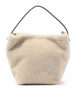 Пушистая сумочка Лористелла Эмма Tomorrowland Goods, цвет 43 Beige