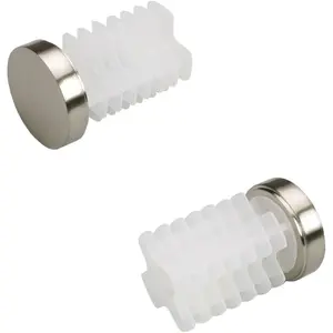 Наконечники карниза Liedeco (комплект, 2 шт.), для карниза Ø 28 мм, цвет edelstahlfarben