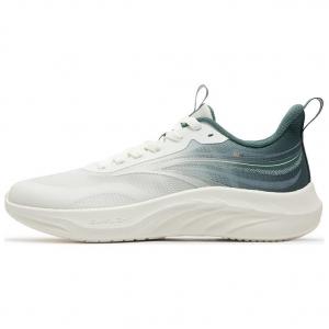 Кроссовки мужские с низким верхом Feather Белый/темно-зеленый сосновый 361°