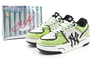 Кроссовки для скейтбординга Chunky Liner, устойчивые к истиранию, низкие, унисекс, светло-зеленые MLB, Light Green