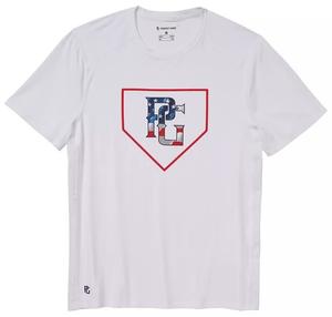 Мужская легкая рубашка с коротким рукавом Perfect Game Triple Play, мультиколор