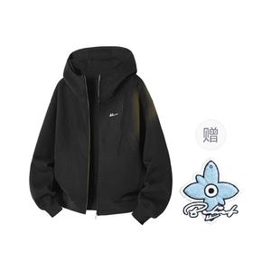 Толстовка женская худи кардиган Moderate WARRIOR, черный[free badge+scented sachet charm]